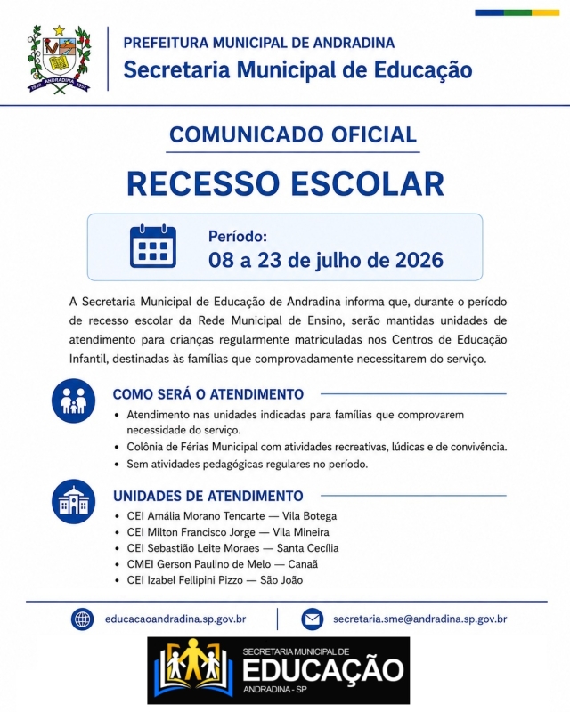 Noticia recesso-escolar---centros-de-educacao-infantil